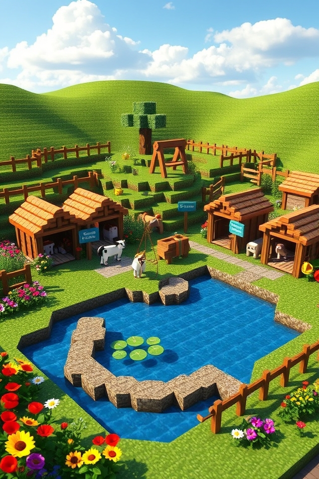 adorable animal sanctuary creation