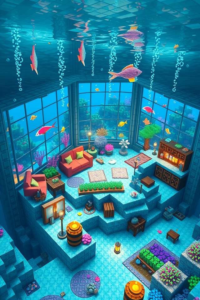 aquatic refuge with functionality