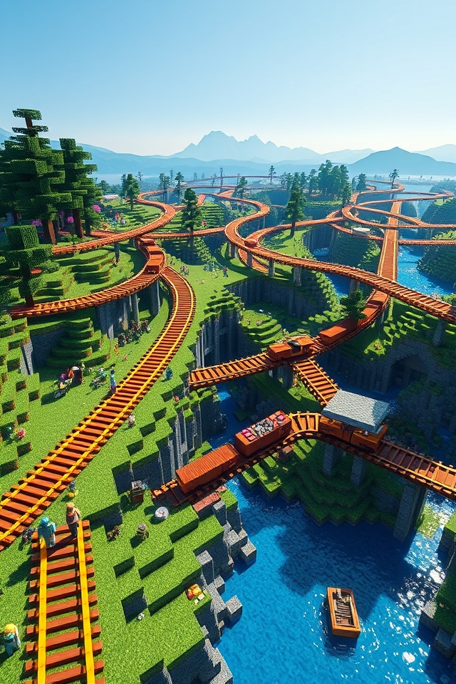 automated minecart transport networks