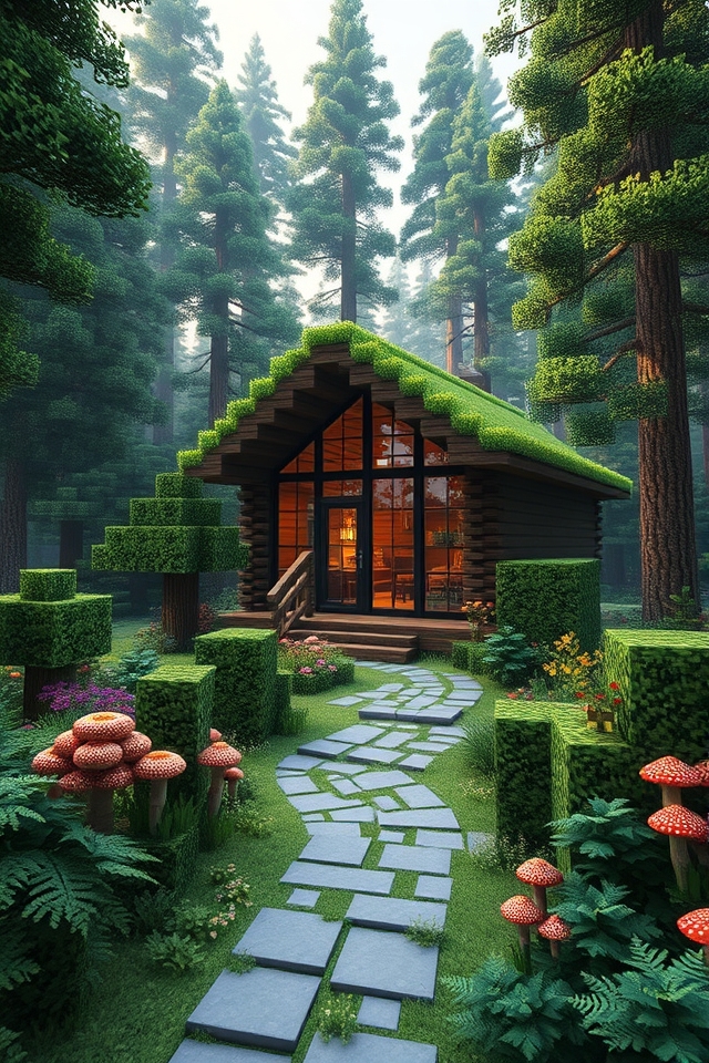 blending architecture with nature