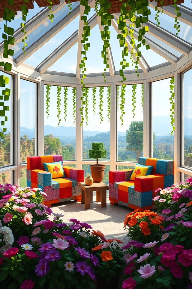 bright airy sunroom retreat