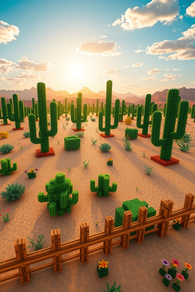 cacti for decoration and resources