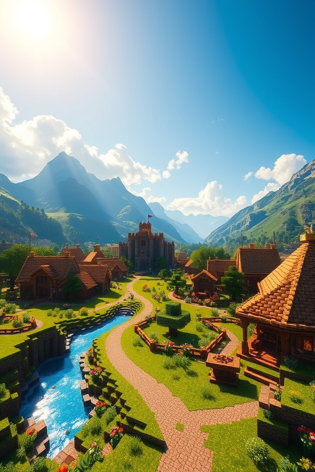 celtic inspired mountain village community