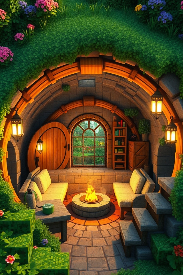 charming cozy underground retreat