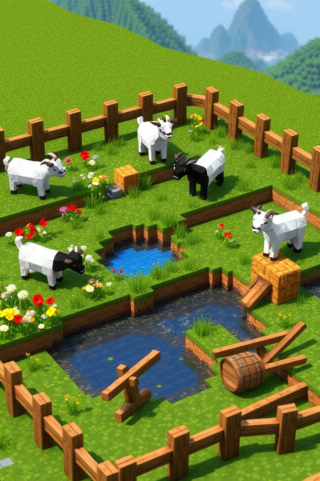 charming goat enclosure design