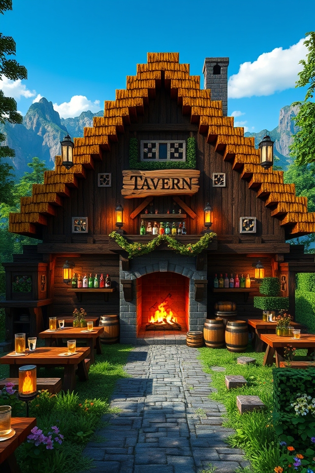 charming medieval tavern atmosphere
