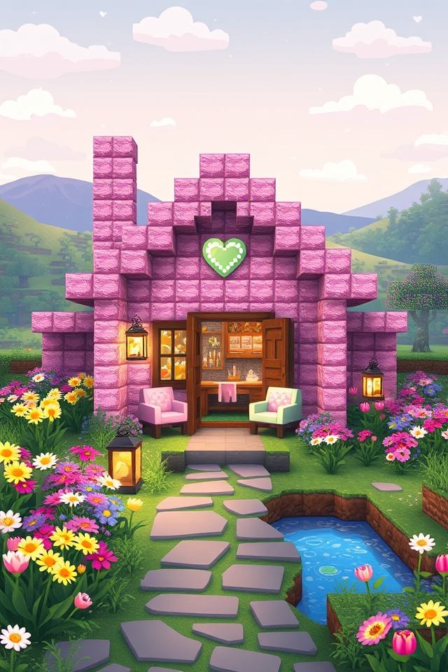 charming pastel cottage build