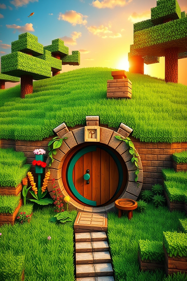 charming round entranced dwelling