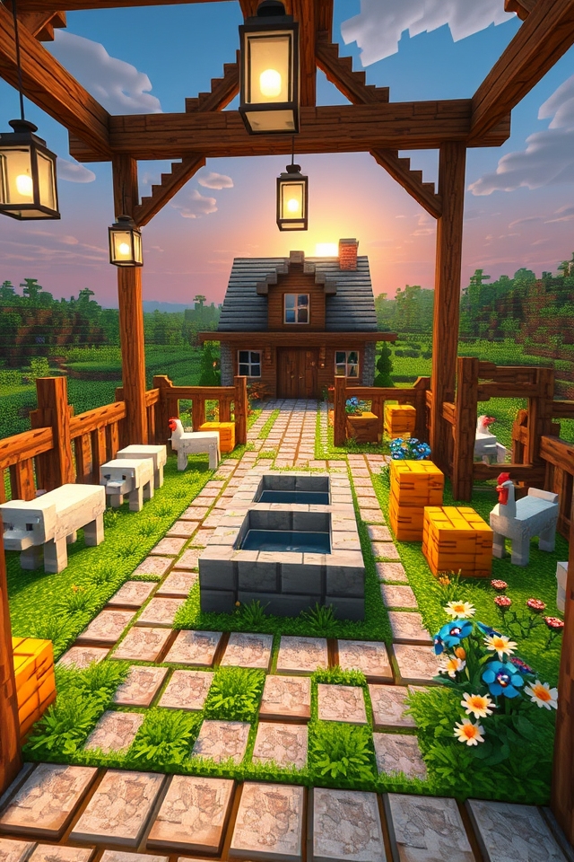 charming rustic animal enclosure