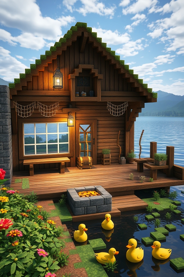 charming rustic fishing hut