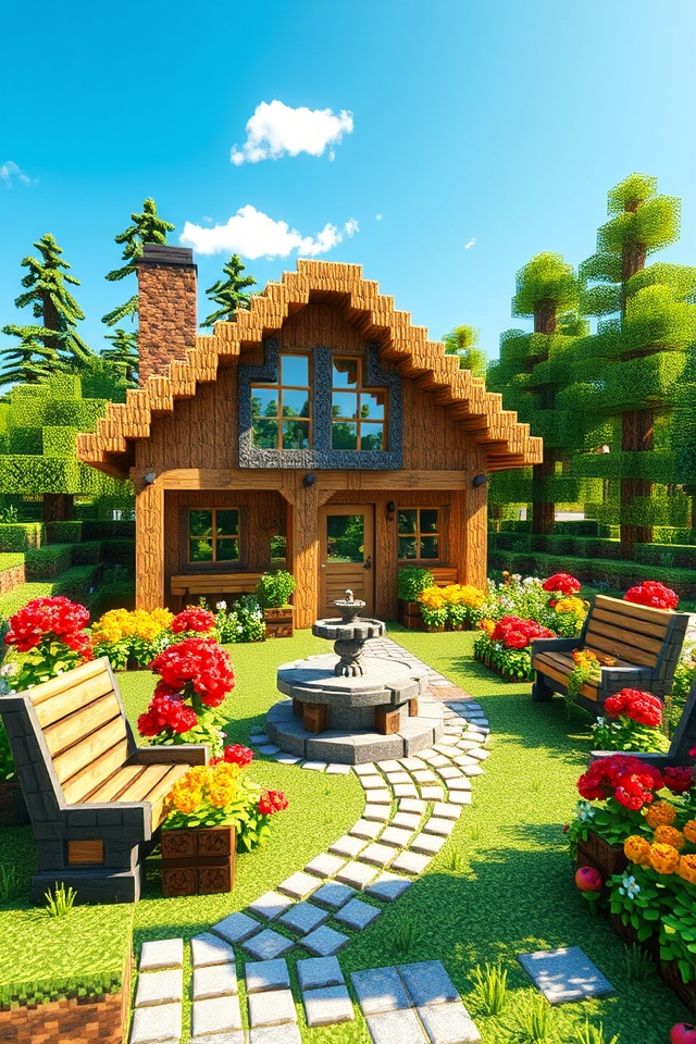 charming rustic minecraft retreat