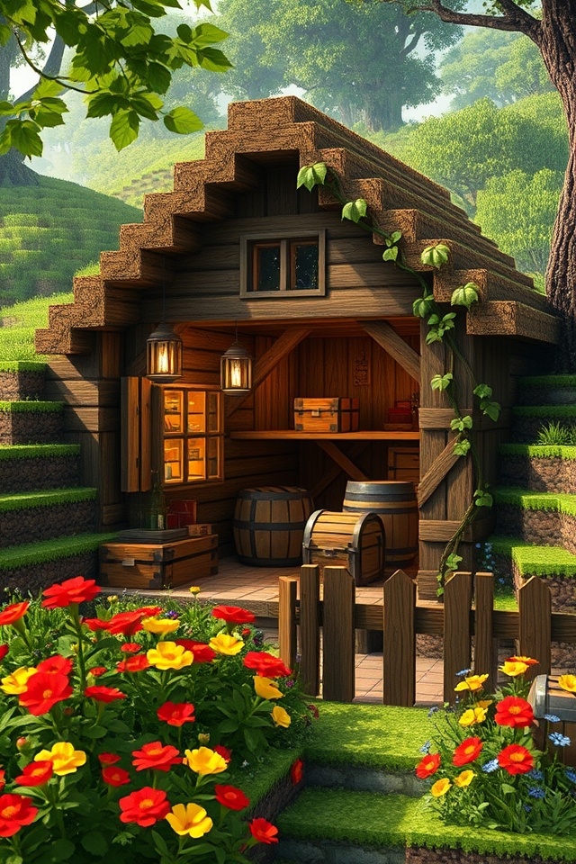charming rustic storage shack