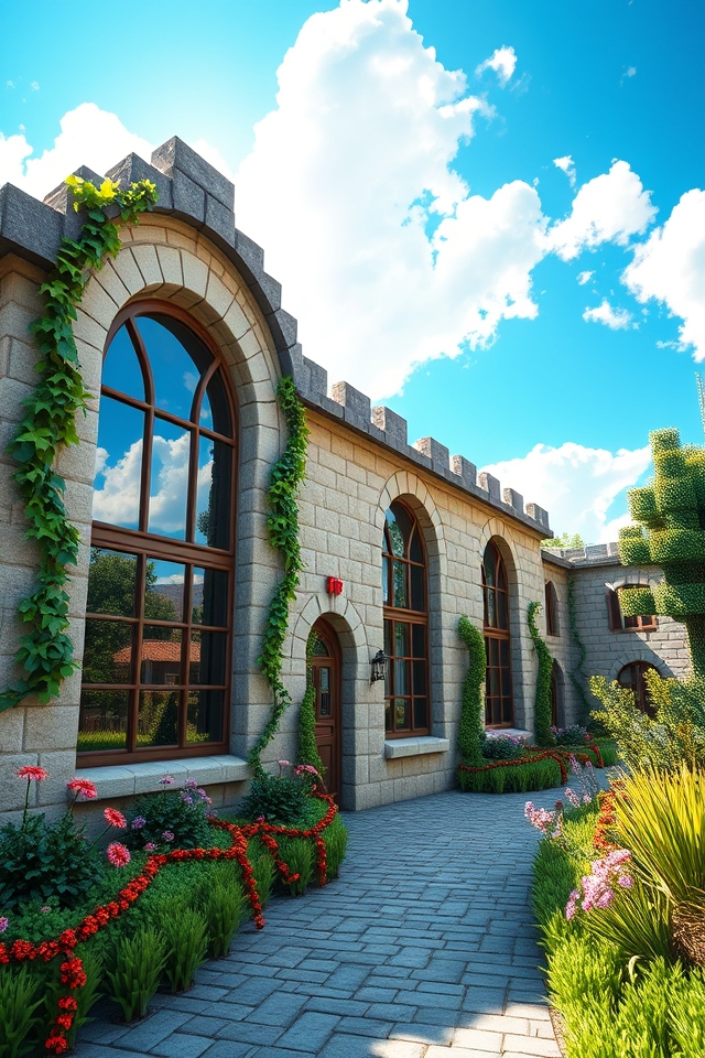 charming vintage arched windows