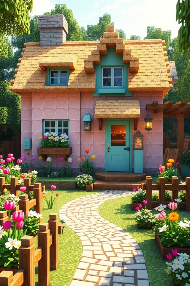 charming whimsical pastel retreat