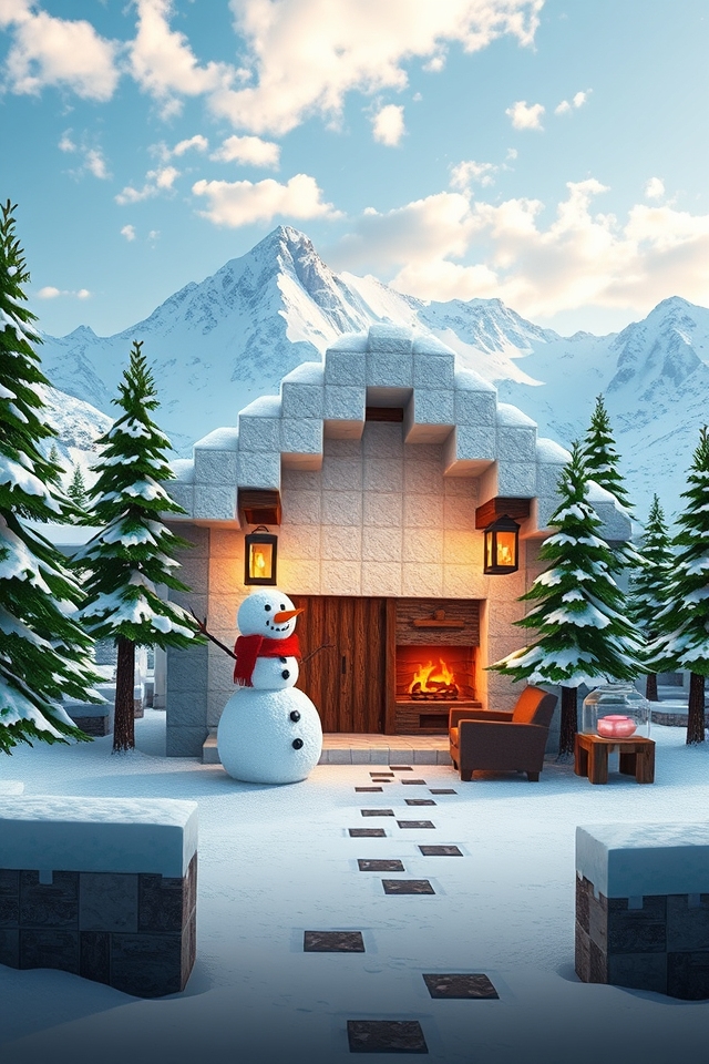 charming winter retreat oasis