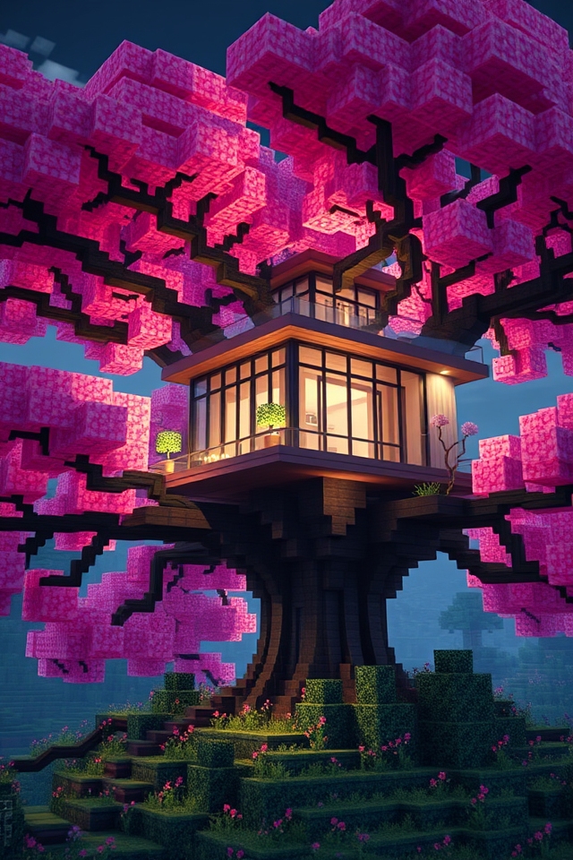 cherry blossom treetop retreat