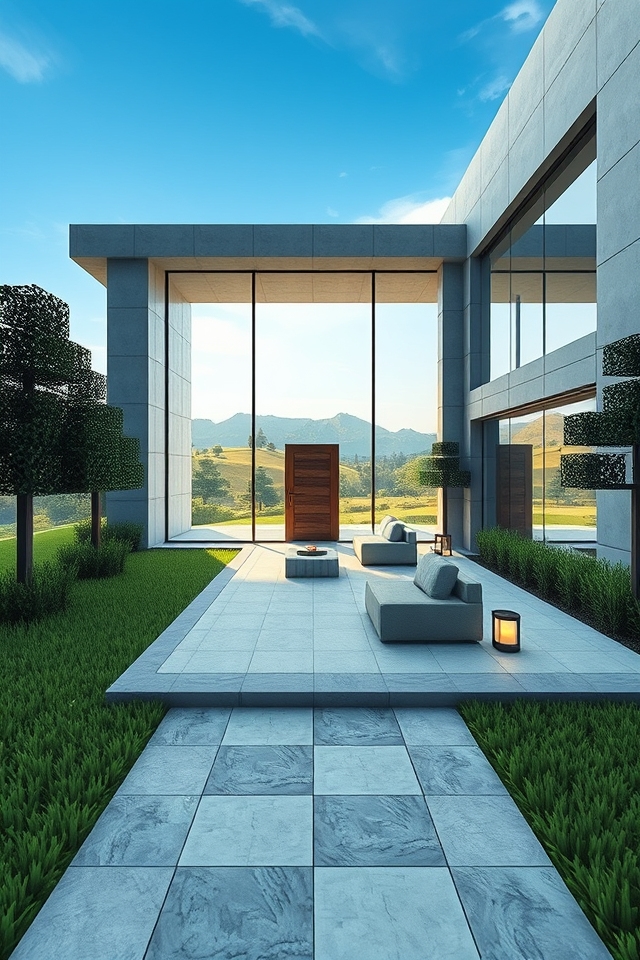clean lines open spaces