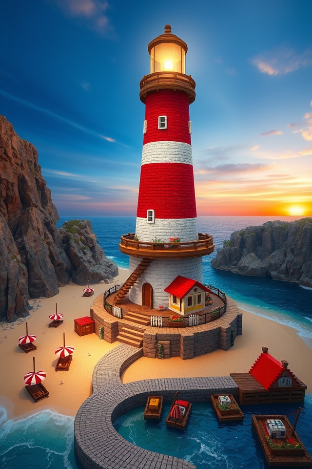 coastal lighthouse build details