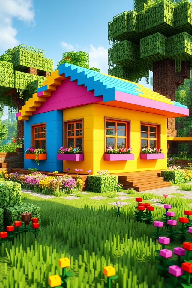 colorful whimsical vibrant retreat