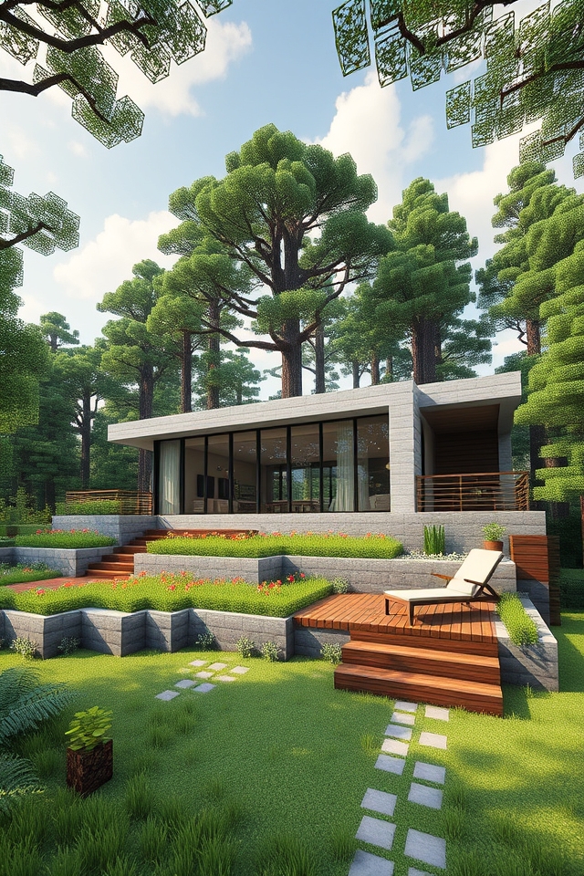 contemporary forest retreat design