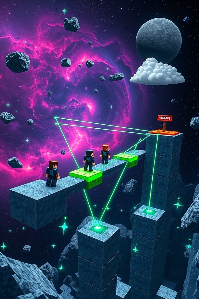 cosmic obstacle course adventure