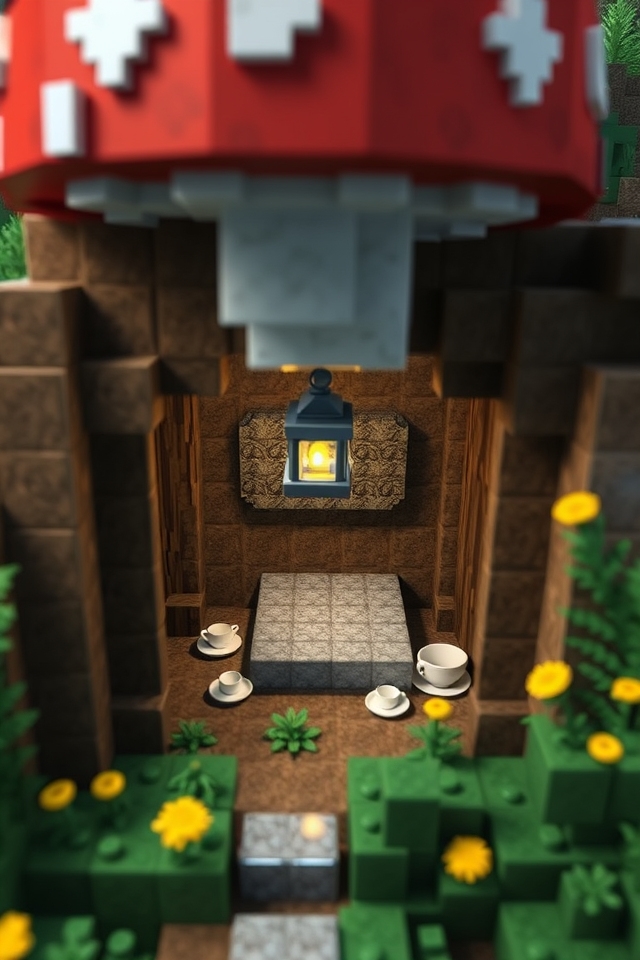 cozy burrow tea nook