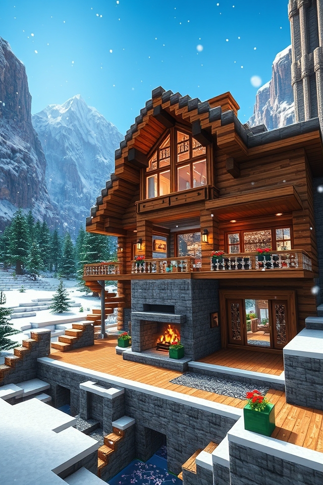 cozy mountain retreat escape