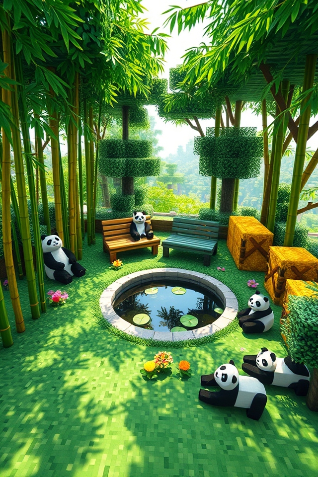cozy panda rest area