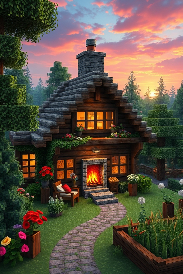 cozy romantic woodland retreat