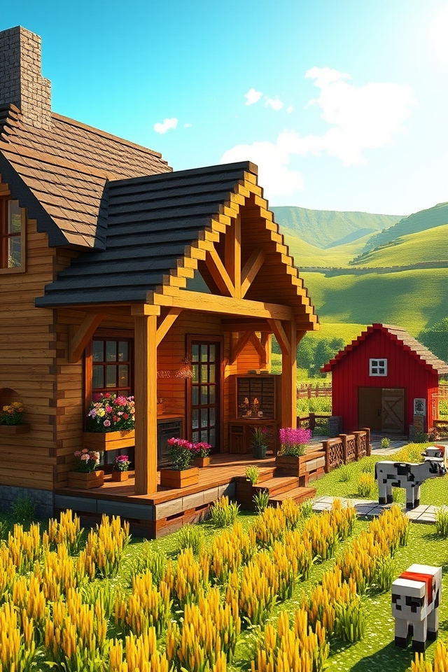 cozy rustic farmhouse retreat