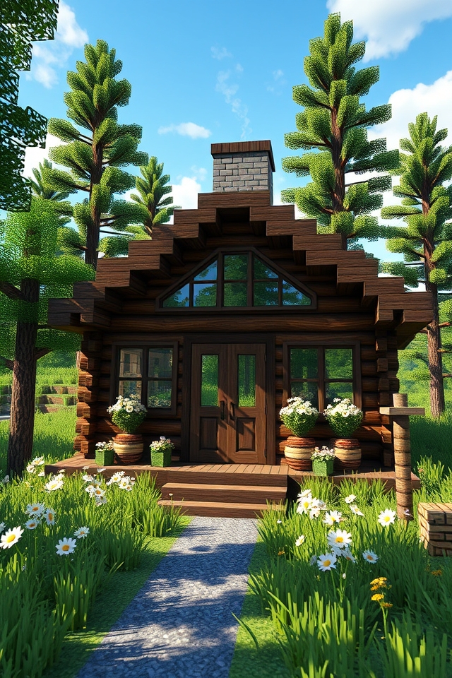 cozy rustic log cabin