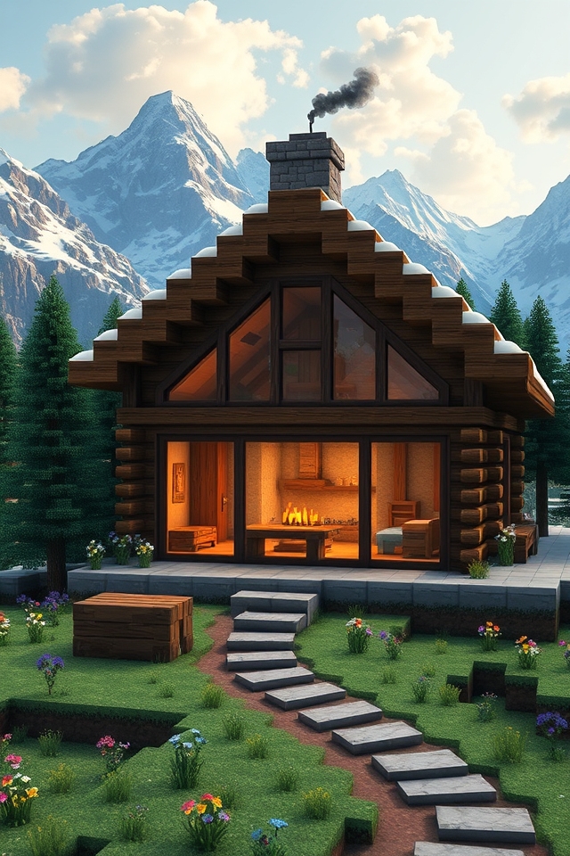 cozy rustic mountain retreat