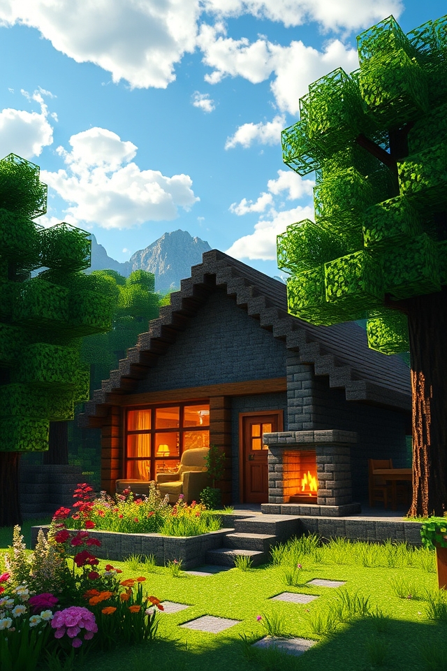 cozy rustic woodland retreat