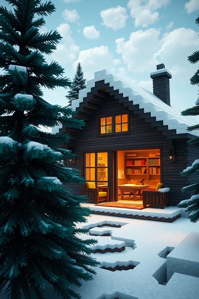 cozy winter cabin retreat