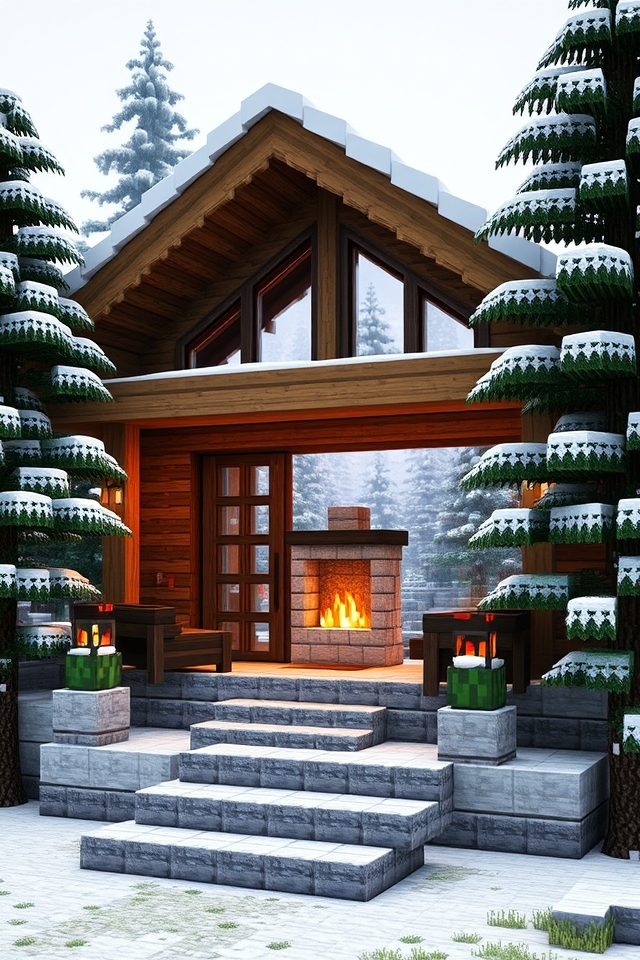 cozy winter retreat chalet