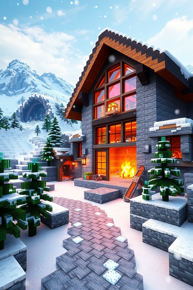 cozy winter retreat wilderness
