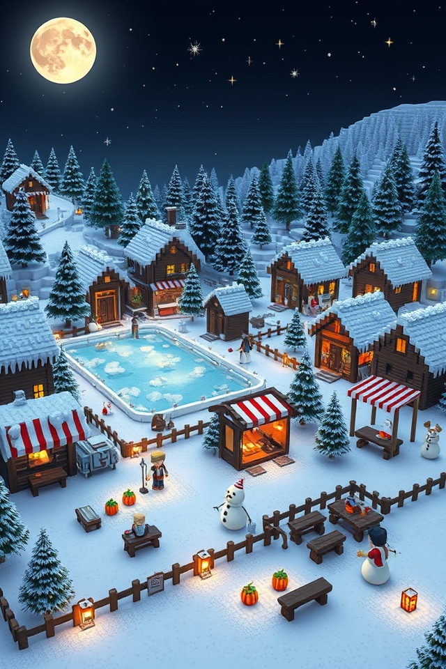 cozy winter wonderland retreat
