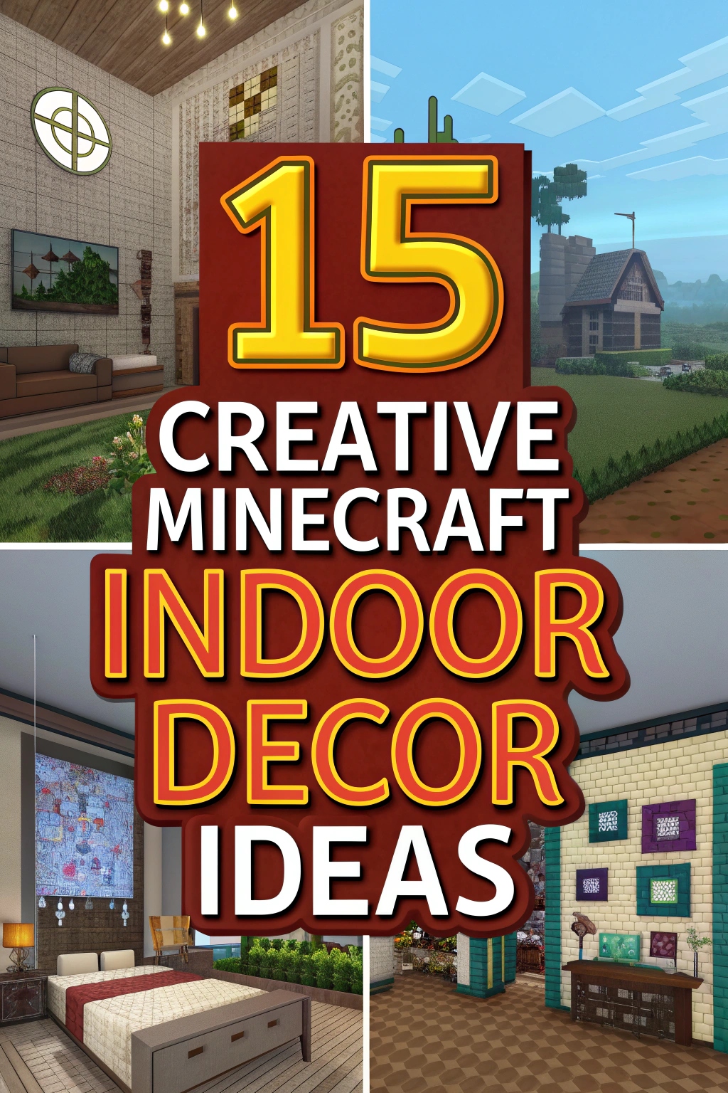 Creative Minecraft Indoor Decor Ideas