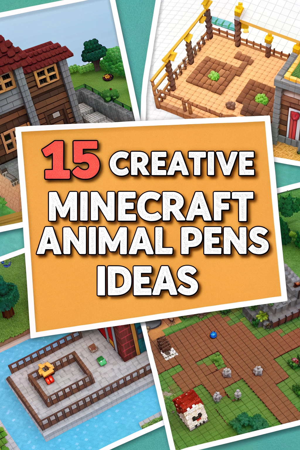 Creative Minecraft Animal Pens Ideas