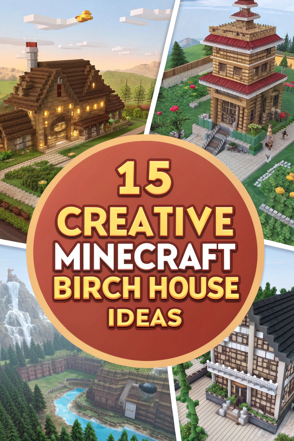 Creative Minecraft Birch House Ideas