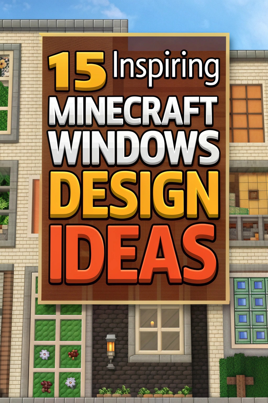 Inspiring Minecraft Windows Design Ideas