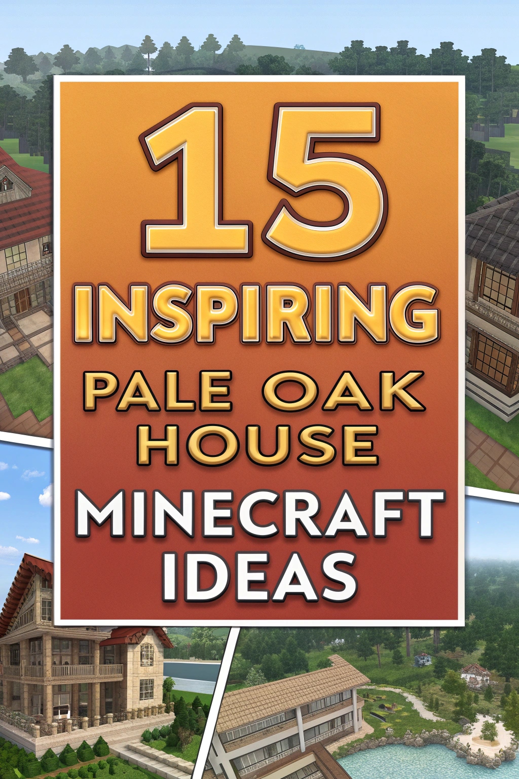 Inspiring Pale Oak House Minecraft Ideas