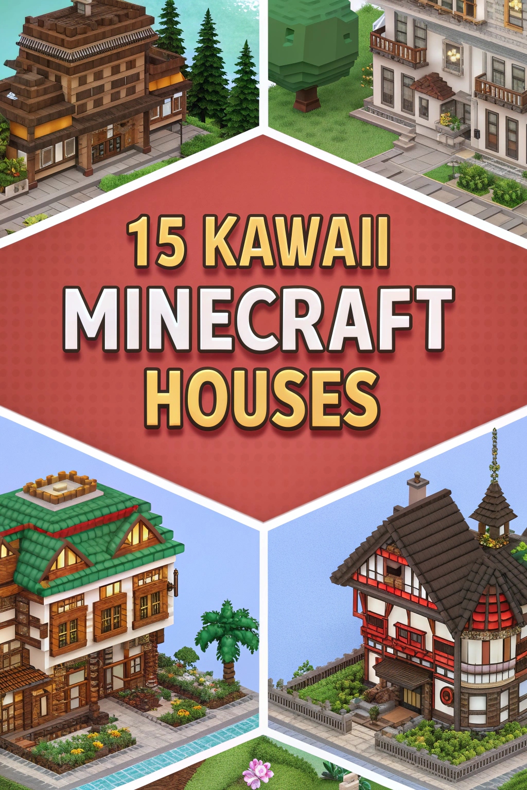 Kawaii Minecraft Houses