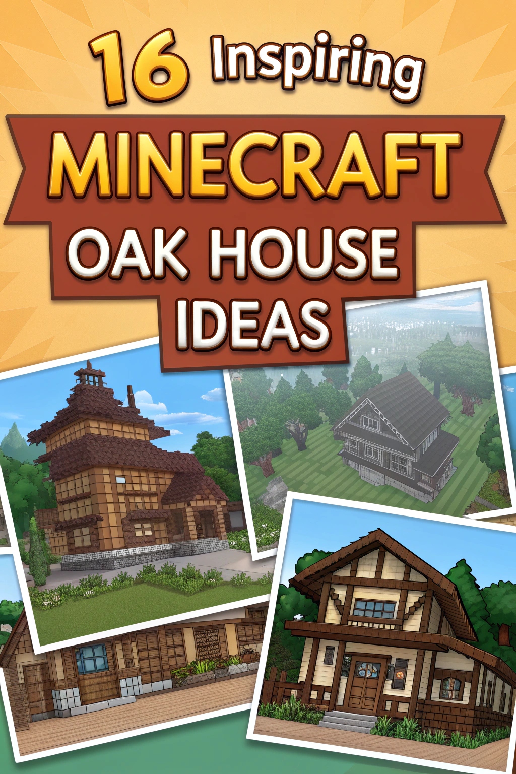 Inspiring Minecraft Oak House Ideas