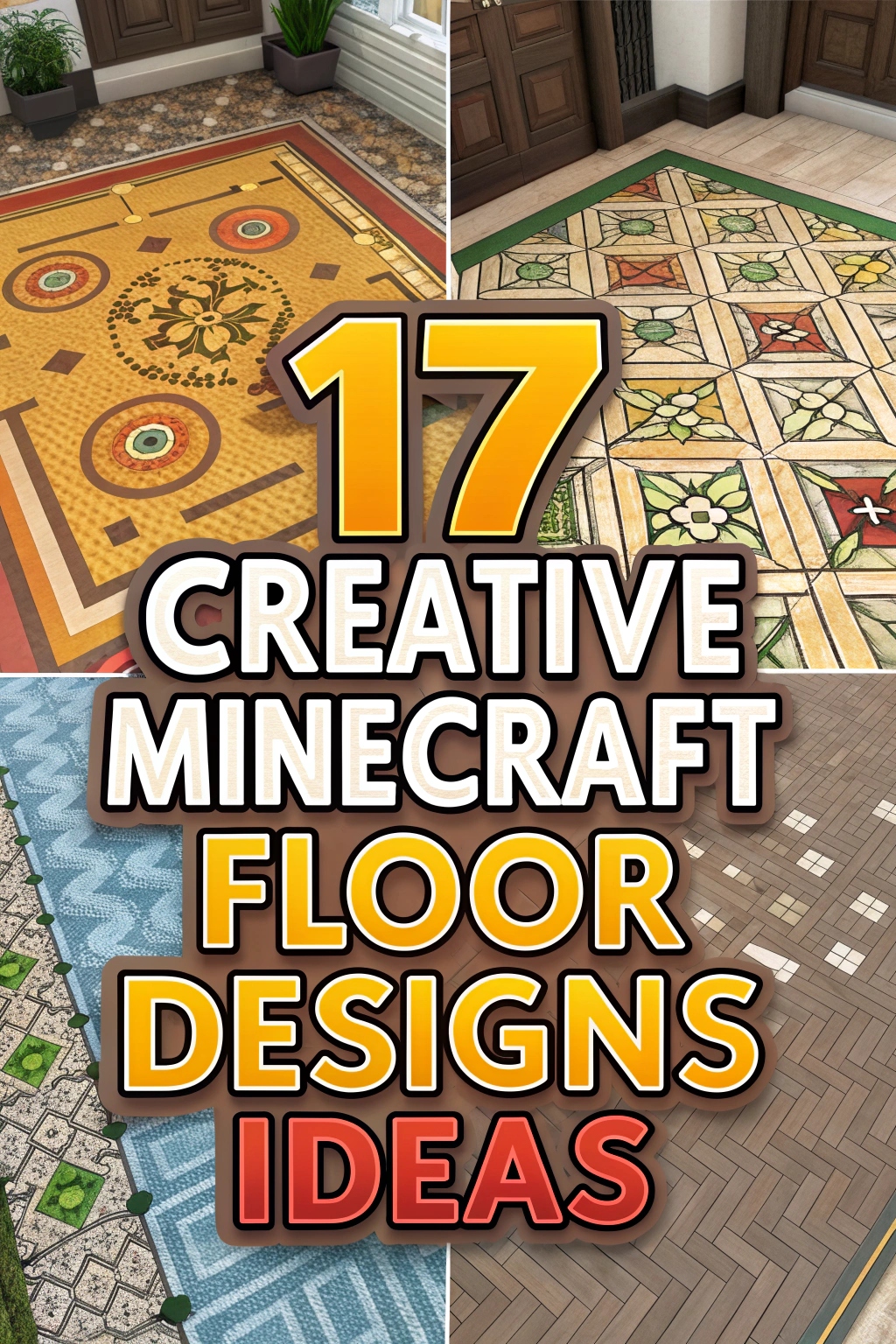 Creative Minecraft Floor Designs