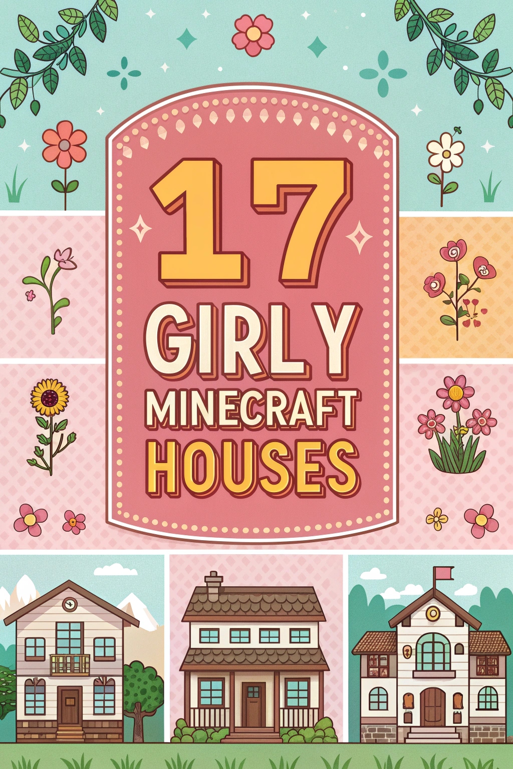 Girly Minecraft Houses