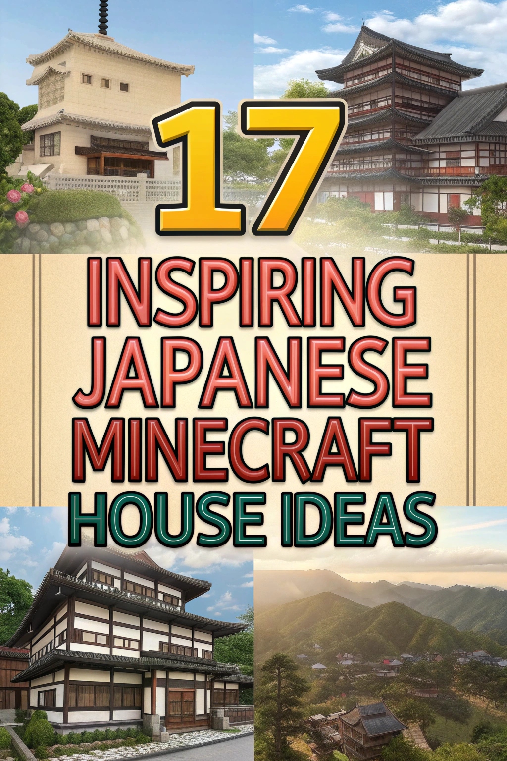 Inspiring Japanese Minecraft House Ideas