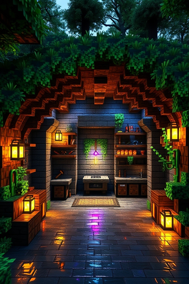 creeper proof hidden underground base