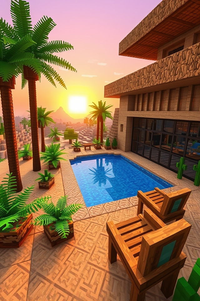 desert architectural paradise retreat