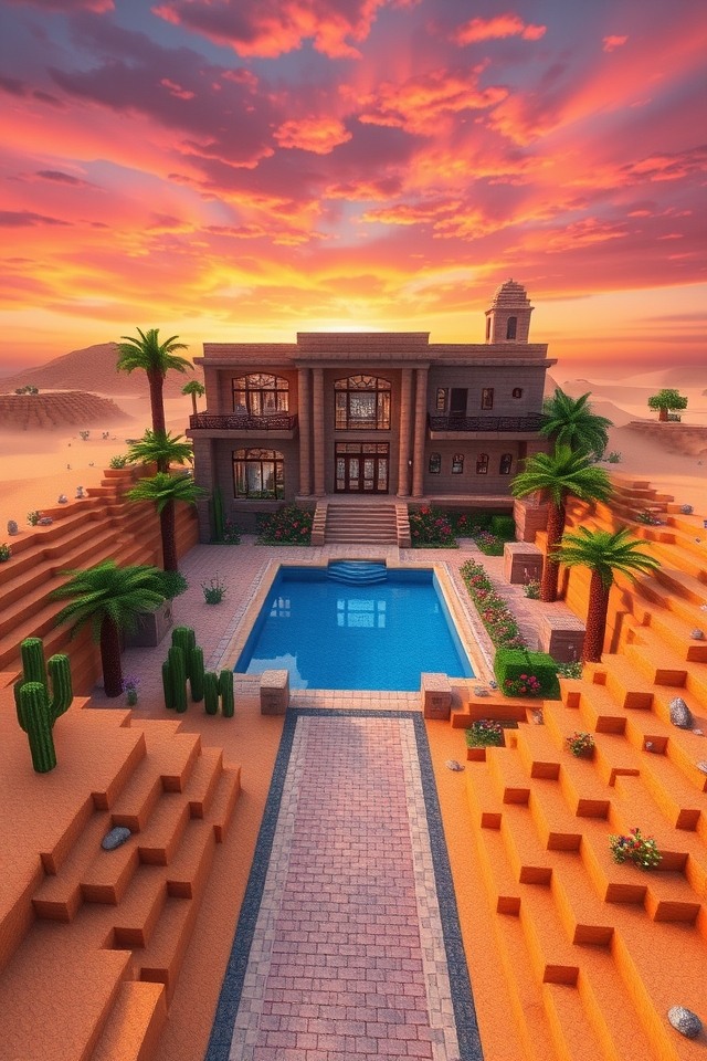 desert luxury with nature